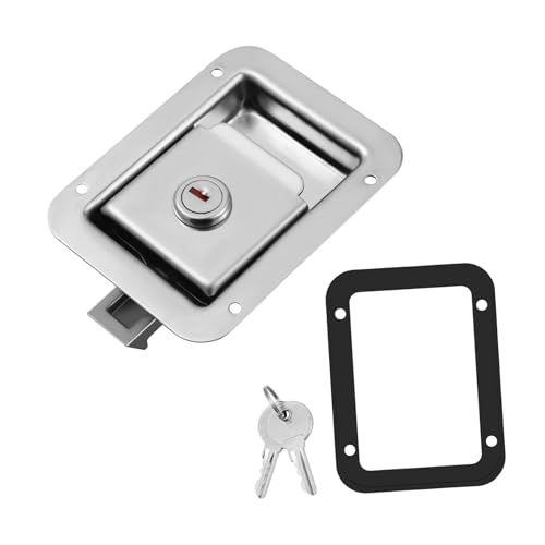 Cerradura de acero inoxidable para puertas de remolque, camiones y autocaravanas