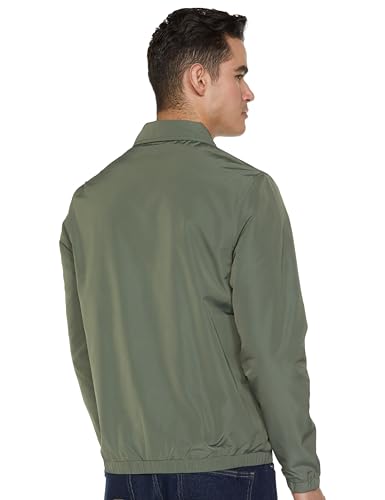 Image of Qube By Fort Collins Men's Polyester Standard Length Regular Fit Lightweight Winter Jacket - Sporty, Stylish & Warm Outerwear for Cold Weather