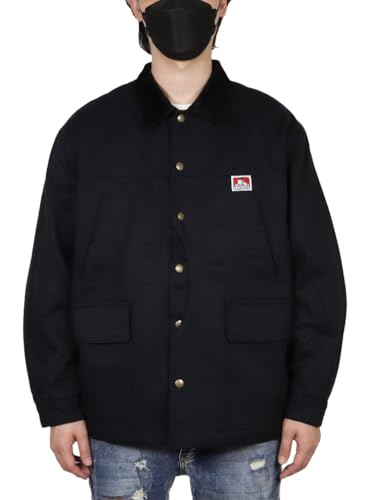 ジャケット・アウター BEN DAVIS / black denim coverall BEN DAVIS【BEN'S NEW COVER-ALL】難燃デニムカバーオール