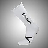 Tapedesign Unisex Allround lang Socken, Weiß, Einheitsgröße EU