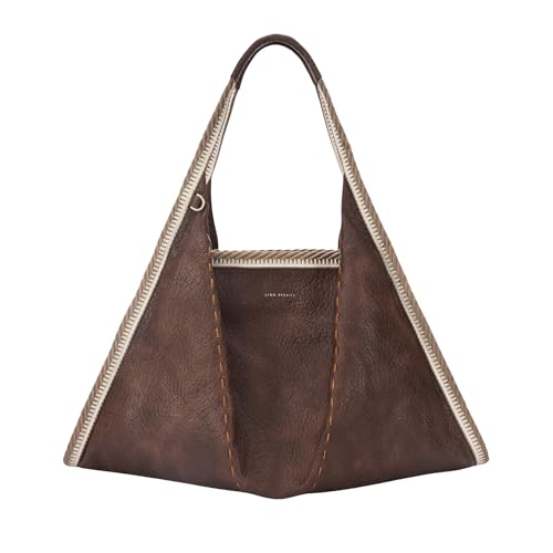 Image of Lino Perros Avril Coffee Stylized Womens Hobo Tote Bag