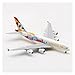 GGAPLS Single Plane Scale 1:400 Scale for A380 A6-APC Eithad Aviation Alloy Model Building Collection Model Ornaments Alloy Metal Model
