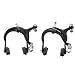 Dia-Compe 883QL Reverse Pull Brake Set (F+R) for Old School BMX, Black, DP2521-FR