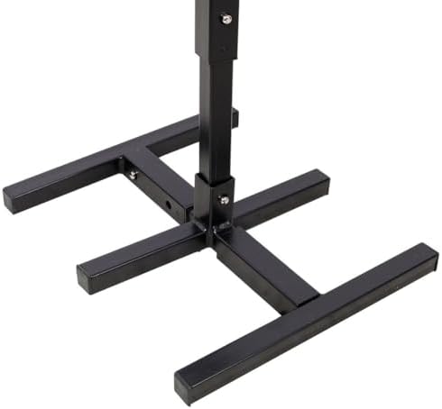 CWKISS Manual Trash Compactor Tool – Heavy Duty Steel Waste Bin Press with 35" Long Handle, Touchless Garbage Compressor for 32–170 Gallon Cans – for Home, Office, Garden, Restaurant Use – Black - 1