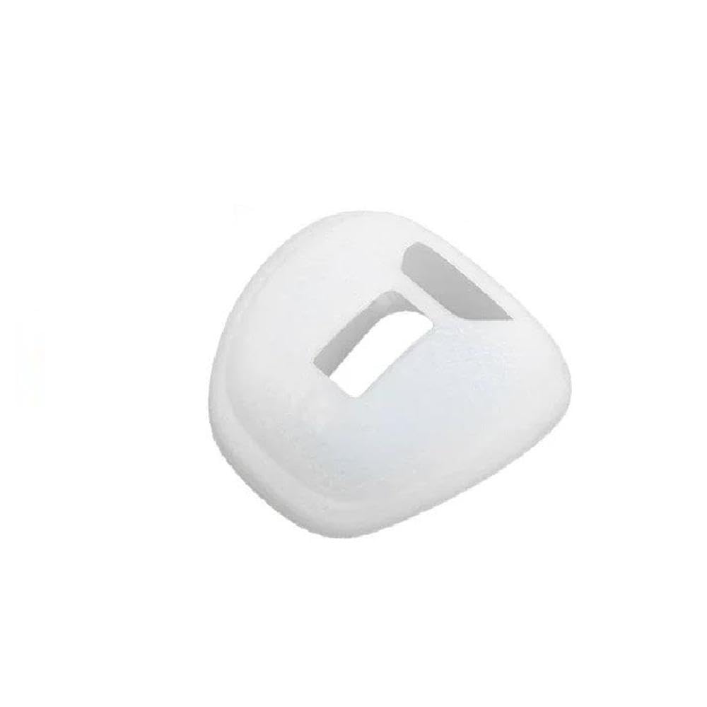 HYASDBWE for BYD for Han DMi Ev/E9 Silica Gel Car Trim Interior Gear Lever Stick Shift Knob Cover Shell Gear Shifter Parts(White)