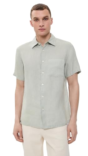 Theory Men's Irving Relaxed Linen Short Sleeve Shirt