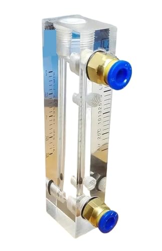 Rotamètre de gaz CO2 N2 à vanne réglable Push in 10mm