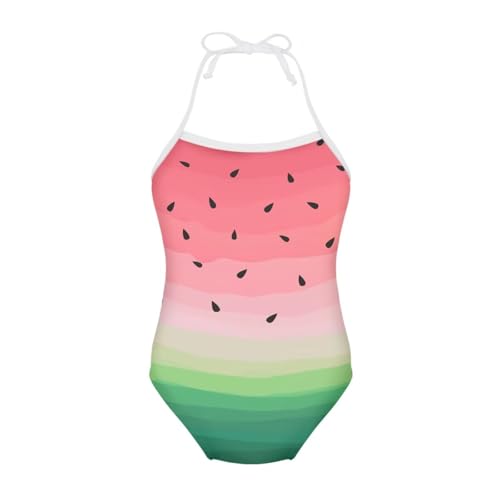 Image of ELEQIN Cartoon Animal Cute Girls One Piece Swimsuit Adjustable Swimwear for 3Y-10Y