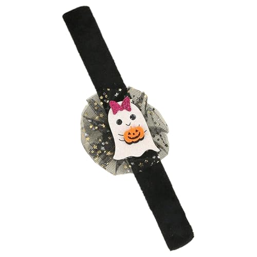 FGUUTYM Pulseras de Halloween para fiestas de premios de clase, juegos (C, talla única)