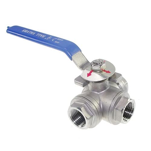 Robinet boisseau sphérique 3 voies pour stopper les fuites