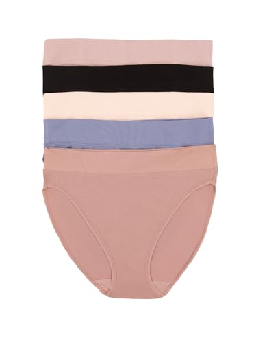 Felina Pima Cotton Hi-Cut Underwear 5-Pack3
