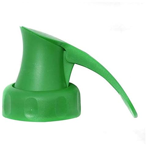 Topster Milk Top Pourers for Plastic Milk Bottles - eliminates Mess and Drips (2 Packs, Green) Cover