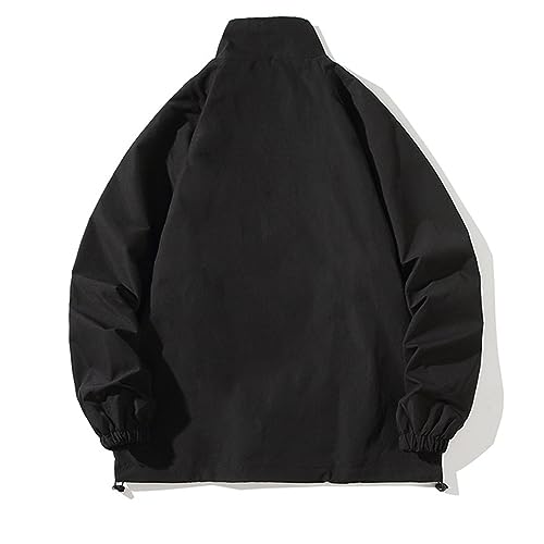 Men's Windbreaker Jackets Outdoor Fishing Hiking Jacket Long Sleeve Outerwear Loose Casual Coat Plus Size Jackets2