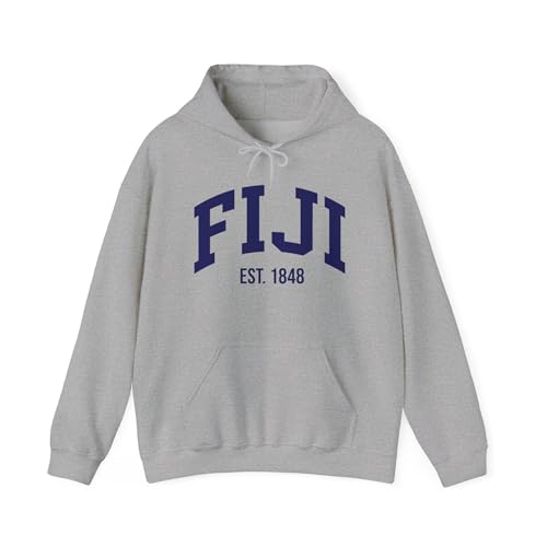 Phi Gamma Delta Fraternity College Comfy Soft Hooded Sweatshirt | FIJI Fraternity Greek Life Sweatshirt Gift