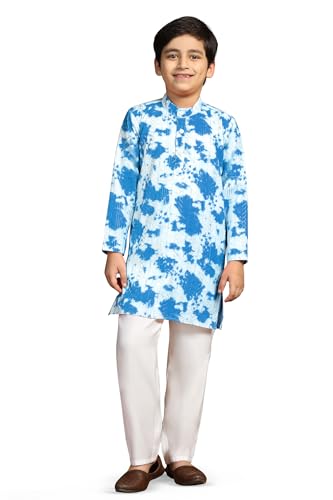 Image of Fashion Dream Boys Cotton Blend Geometric Kurta Pyjama Set|Boy Kurta Set|Kurta Pyjama Set|Ethnic Set|Kurta Pyjama|Ethnic Set|Kurta And Payjama Set|Kurta Set