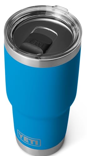 YETI Ramble Becher Mit MagSlider Deckel, Big Wave Blue, 30 oz (887 ml)