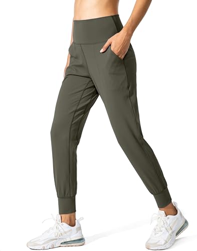 Image of G Gradual Women's Joggers High Waisted Yoga Pants with Pockets Loose Leggings for Women Workout, Athletic, Lounge