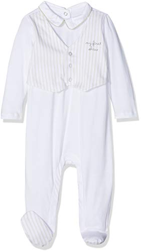 Chicco Tutina con Apertura Interno Gamba, Bianco