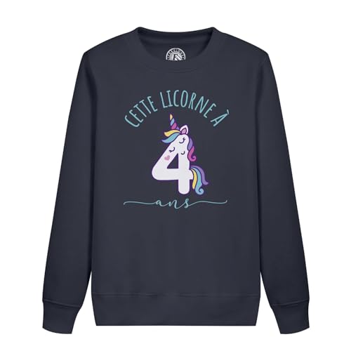 Tenue de fête licorne avec sweatshirt enfant 4 ans de qualité