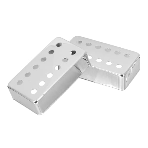 UTHCLO 2個 ハムバッカー用エレキギターピックアップカバー 銅製 プ 保護カバー 耐錆 耐汚染仕様 簡単取付 交換用パーツ 電子ギター対応