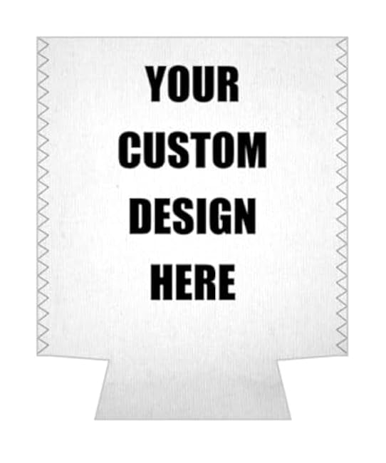 Custom Can Cooler Sleeves - 25 Pack - Bulk Full Color Print Personalized Design Photo Logo Text Neoprene Insulated Collapsible Beverage Bottle/Can Holder For Gifts Weddings Party Favors Business