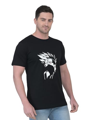 Image of Naruto Pure Cotton Round Neck T Shirt for Men