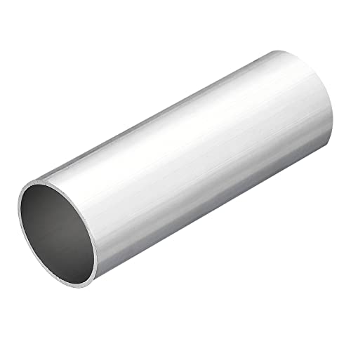 sourcing map 6063 Aluminum Rund Rohr 35mm AD 32mm Innen Durchmesser 100mm Länge Rohrleitung Schläuche für Industrie Basteln Projekte