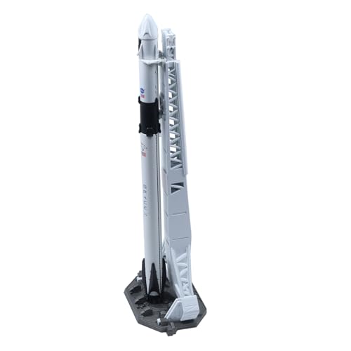 Udnorbay SpaceX Falcon 9 1/200 Diecast Rocket Model First -Stage Booster Rocket Recovery Models Set for Desktop Ornaments