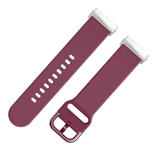 Image of YODI Watch Band Compatible with Fitbit Versa 4 / Fit bit Versa 3 / Fitbit Sense /Sense 2 Band, Soft Replacement Silicone Wristband for Women Flexible Waterproof Sport Watch Strap for Men Large
