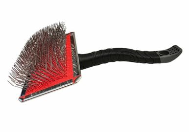 Dog Grooming Detangling Large metal Slicker Brush, Best for Doodles, Goldendoodles, Labradoodles, Poodles, Pomeranians, Golden retriever, double coated dogs, de-matting, saves time