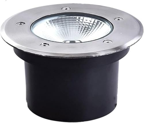 DARZYS Buried Light, LED Underground Lamp, Landscape Spotlight, High Brightness Waterproof, Underground Light LED, for Gardens, Plaza?Pavilions(Warm White Light,85-265V)