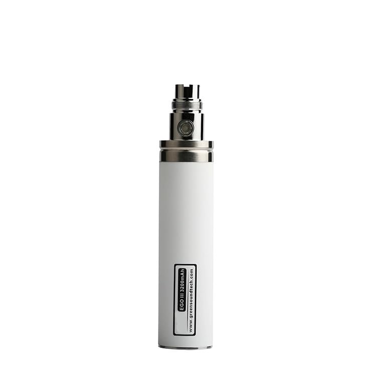 GS EGO 3 III 3200mAh Batterie (+chargeur), Vape batterie de vaporisateur de  grande capacité pour cigarette électronique 510 CE4 CE5 EVOD MT3 T3S H2 ETS  atomiseur -No Nicotine (Blanc/White) : Amazon.fr: High-Tech
