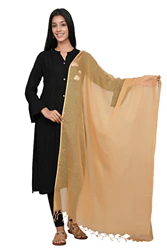 Image of Women's Self Design Cotton Kota Doria Dupatta