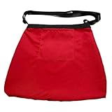 BESTonZON Outdoor Sammel und Pilzbeuteltasche Rot Wiederverwendbar Faltbar mit Verstärkten Griffen Vielseitig für Gemüse Ernte Kräuter und Pilzsammlung Beim Camping und Agrartourismus