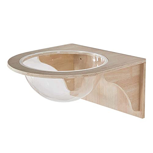 Bonarca キャットステップ 透明 幅51cm カプセル直径35cm カプセル型 壁付け 猫 猫用 BCSC-35 ハンモック 窓 キャットウォークのサムネイル