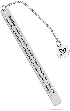 BAUNA Sobriety Gift Addiction Recovery Gift AA Bracelet NA Bracelet AA