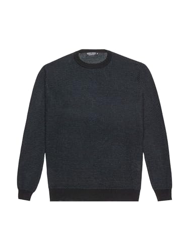 Pull homme noir Antony Morato Mmsw01370 ya400141 en maille col rond