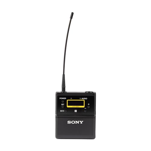 Kit de micrófonos lavalier inalámbricos Sony UWP-D27 dual (UC25: 536–608 MHz) para grabación y streaming, con receptor dual y emparejamiento NFC miniatura 2