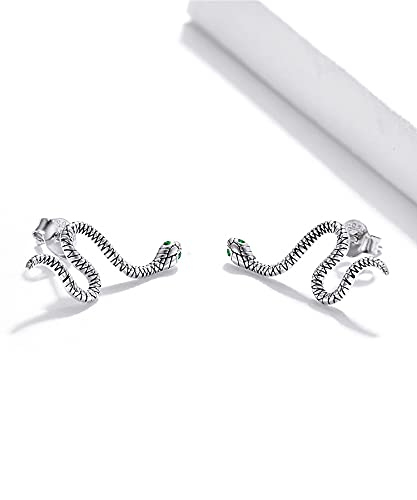 AIDE orecchini a bottone Punk in argento Sterling 925 orecchini a forma