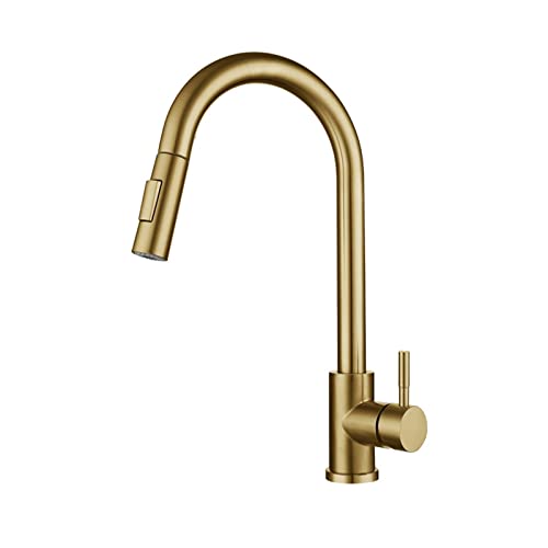 QHQQXN Grifo de Cocina con Control táctil, Color Negro Mate, Grifo Mezclador con Sensor extraíble para Uso sin Esfuerzo, diseño Moderno, activación táctil fácil, actualización de Cocina Elegante