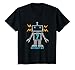 Bambino Bambini 7 ° compleanno Bot Toy Geek Cyborg Robot Design Maglietta