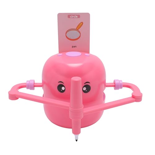 Robot de Dibujo Inteligente, Juguetes Automáticos, Juguete de Juego Automático Inteligente Freshmatic para Niños Pequeños, Educación Temprana, Pintura, Tabletas Gráficas (Rosa