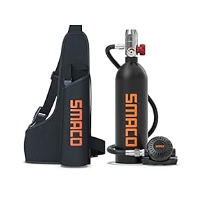 SMACO Scuba Tank Zuurstof Cilinder Duiken Gear voor Duiker Mini Scuba Tank met 15-20 minuten Mogelijkheid Duiken…