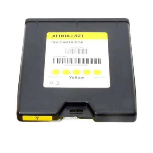 Cartouche d'encre 250ML jaune compatible AFINIA L801 évitez les arrêts d'impression étiquettes