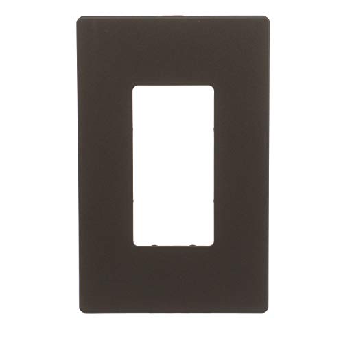 Image of Eaton PJS26RB-SP-L Designer 1-Gang Screwless Wallplate, Oil Rubbed Bronze