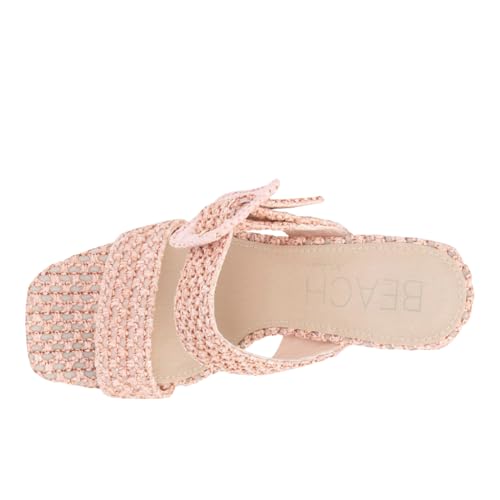 Image of BEACH by Matisse Womens Lucy Block Casual Sandals Casual High Heel 3 inch & Up