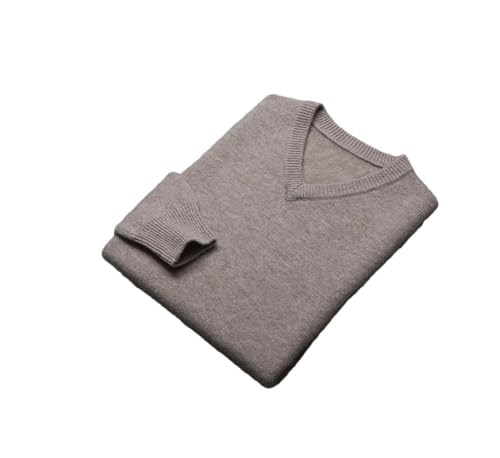 Men Soft V-Neck Casual Sweater Classic Long Sleeves Pullover Slim Fit Pullover Men's Casual Dress Sweater