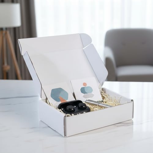 ‌Kleine Versandkartons – 15x10x4 cm, stabile Kraftpapier-Wellpappe mit Deckel für Post, Lieferung, Geschäft, Geschenkverpackung, Lagerung (10er Pack)