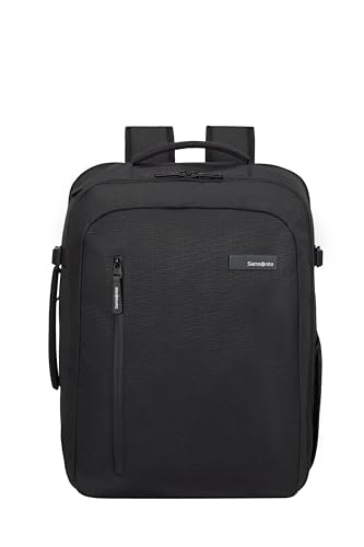 Image of Samsonite Roader Cabin Backpack 40 x 30 x 20 cm Hand Luggage for Ryanair, Wizz Air & Vueling, Underseat Bag with Laptop Compartment 15.6 Inches, 26 L, 0.70 kg, deep black, M, EasyJet