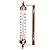 Outside Thermometer with Bronze Effect Design - Stylish Outdoor Thermometer Waterproof Suitable for Outside Wall Greenhouse Garage